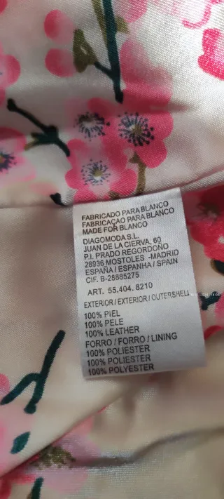 Abrigo 100%Piel Rojo Talla 36