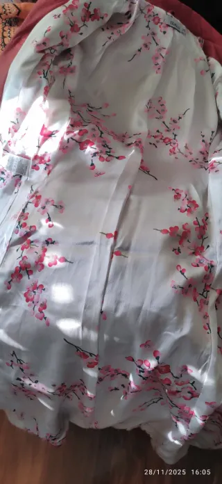 Abrigo 100%Piel Rojo Talla 36