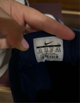 Tenis Nike Azul y Blanco