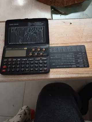 Calculadora Casio Data Bank DC-7500 Vintage