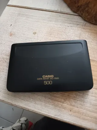 Calculadora Casio Data Bank DC-7500 Vintage