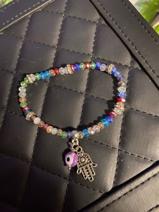 2 Pulseras Ajustables Multicolor