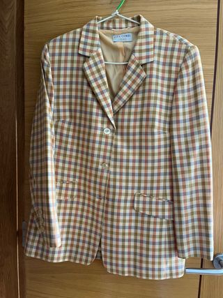 Blazer CITY COMBI lana y seda vintage
