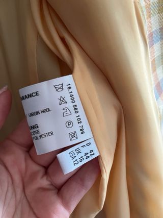 Blazer CITY COMBI lana y seda vintage