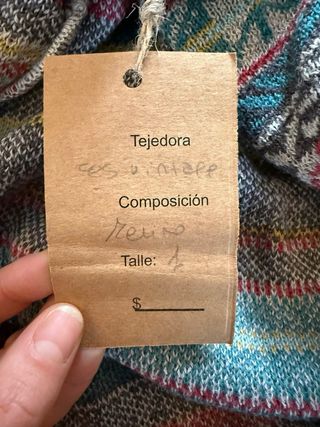 Chaqueta de lana La Oveja Negra étnica