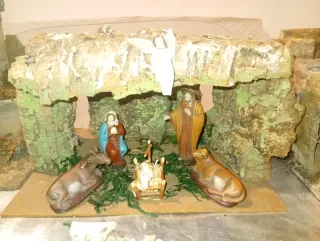 Belén antiguo completo