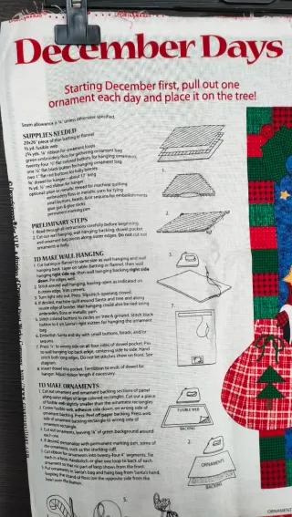 Pannello tessuto Natale Daisy Kingdom