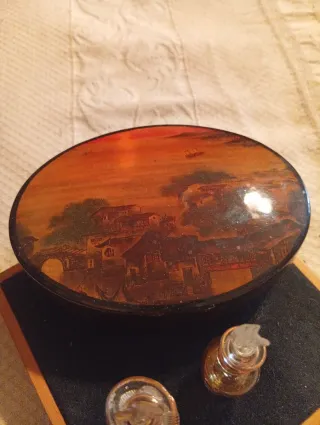 Set vintage profumatori in vetro più scatola