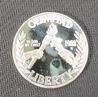 Dólar Plata 1988 JJOO