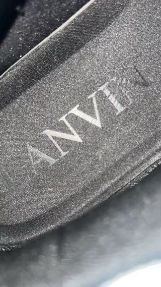 Zapatillas Lanvin Talla 43 Negras y Plateadas