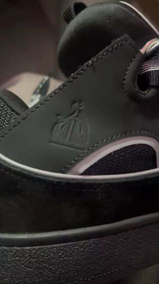 Zapatillas Lanvin Talla 43 Negras y Plateadas