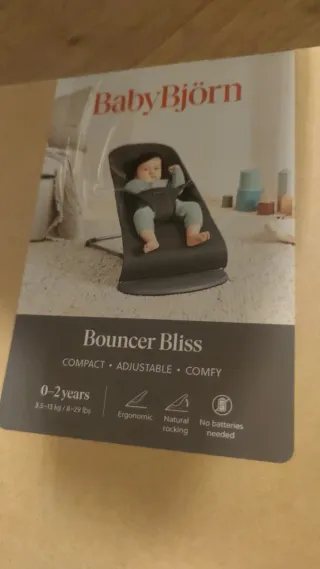 Hamaca bebé BabyBjörn Acolchado Antracita