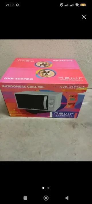 Microondas Grill Nevir NVR-6227MG 20L