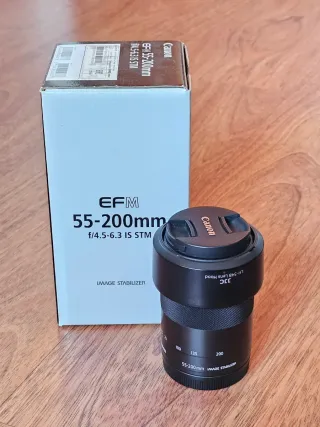 Canon EOS M50 Mark II + Lentes 15-45mm y 55-200mm