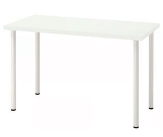 Mesa Escritorio Ikea Blanca con los cantos verdes