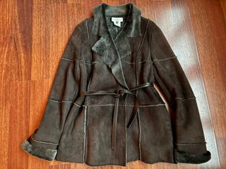 Chaqueta piel marrón Talla M