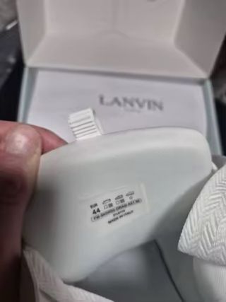 Zapatillas Lanvin Talla 44 Blancas