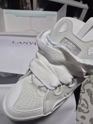 Zapatillas Lanvin Talla 44 Blancas
