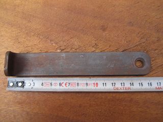 Pestillo antiguo forja de 16 cm