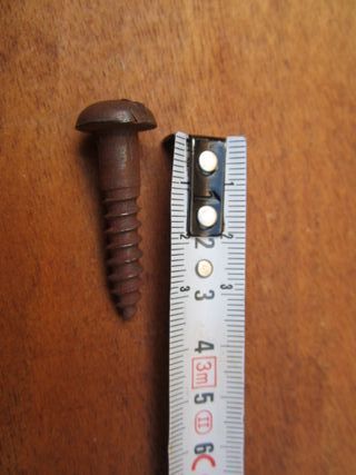 Pestillo antiguo forja de 16 cm