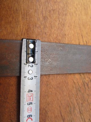 Pestillo antiguo forja de 16 cm