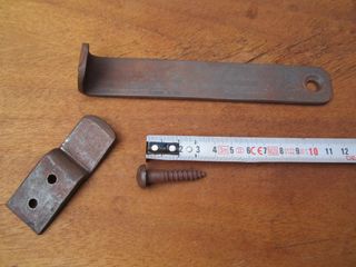 Pestillo antiguo forja de 16 cm