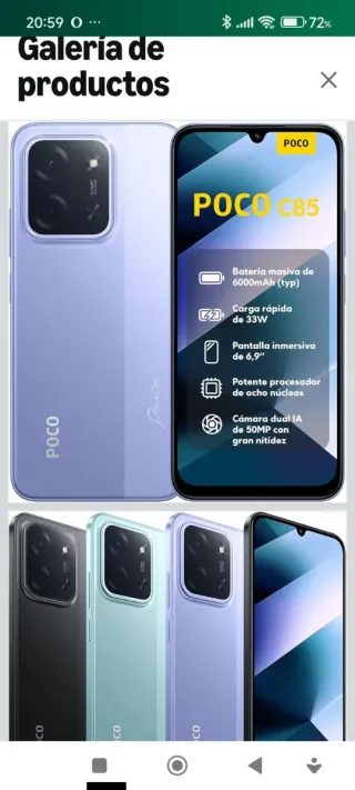 Xiaomi Poco C85 8GB/256GB Viola