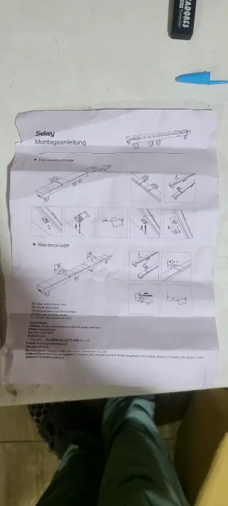 Binario per tenda in alluminio bianco