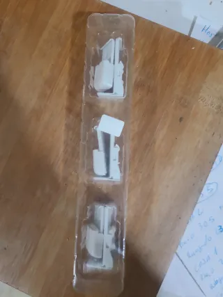 Binario per tenda in alluminio bianco