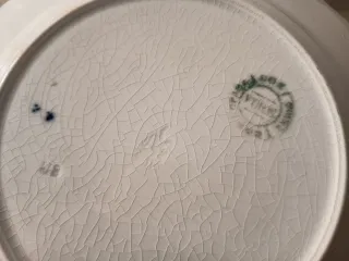 Piatti antichi in porcellana verde