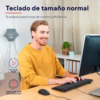 Trust Taro Teclado - Disposición QWERTY Español