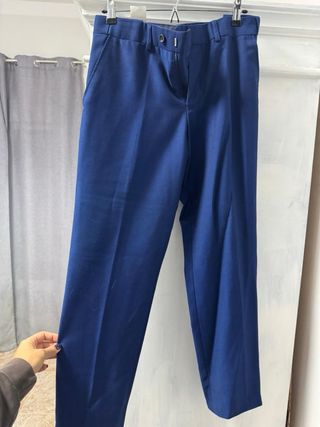 Traje chaqueta juvenil azul