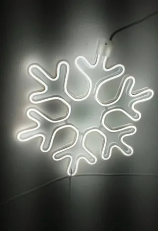 Luminaria Fiocco di Neve Natale Nuova