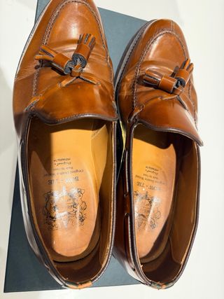 Mocasines de borlas marrones