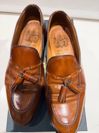 Mocasines de borlas marrones