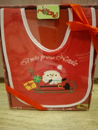 Bavaglino ricamato Il mio primo Natale