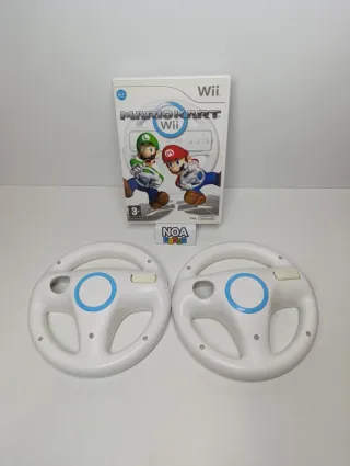 Mario Kart con Volantes - Wii