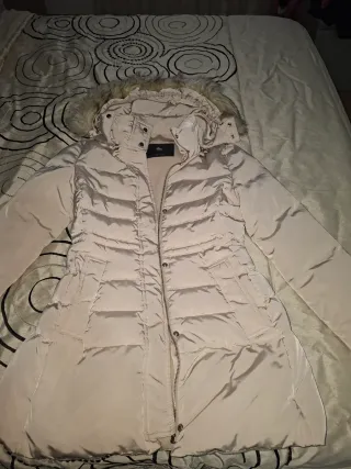 Plumas Zara Beige Talla S