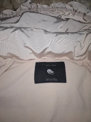 Plumas Zara Beige Talla S