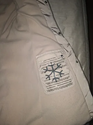 Plumas Zara Beige Talla S