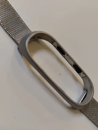 Cargador + correa acero inox Xiaomi Mi Smart Band