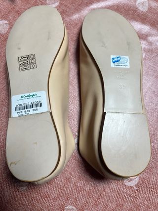 Bailarinas Gloria Ortiz Beige Nuevas a estrenar