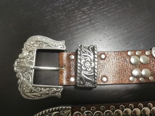 Cintura Nanni Made in Italy Marrone Turchese