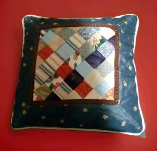 Cuscino Patchwork Double Face 45x45 cm Pezzo unico