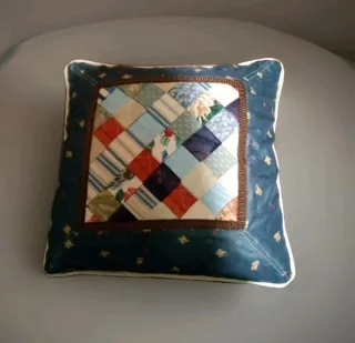 Cuscino Patchwork Double Face 45x45 cm Pezzo unico