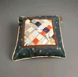 Cuscino Patchwork Double Face 45x45 cm Pezzo unico