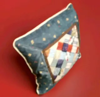 Cuscino Patchwork Double Face 45x45 cm Pezzo unico