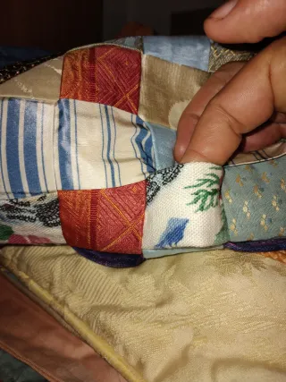 Cuscino Patchwork Double Face 45x45 cm Pezzo unico