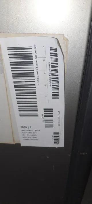 Horno y nevera por mudanza