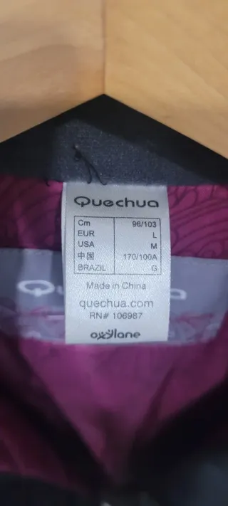 Chaqueta Quechua Invierno Senderismo Unisex
